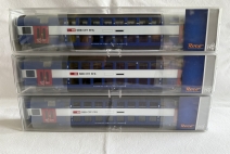 3-teiliges Set Doppelstockwagen